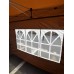 PROFI small hexagon nůžkový párty stan, prodejní stánek 3x3m hnědý